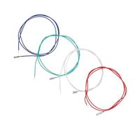 HANABASS 4pcs Piano Connector Cable Stereo Wire Replacement Header Wires for Phonograph Turntable Part Cord Cable Accessory Replacement Lead Repair Shell