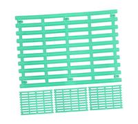 HANABASS 4PCS Plastic Rabbit Cage Mats with Non-slip Bumps Leak-resistant Bunny Floor Pads for Small Animals Protective Foot Resting Mats for Hamster Guinea Pig Rat Cat Dog Cage Use