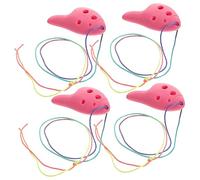 HANABASS 4pcs Professional Ocarina for Boys and Girls Music Instrument Portable Beginner Toy