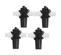 HANABASS 4pcs Samba Whistles Plastic Sturdy Tri-tone Musical Instruments Develop Rhythm for Children Classroom Performance