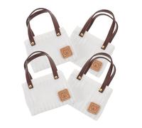 HANABASS 4pcs Scale Single Shoulder Handbags for Dollhouse Decor Craft Bag Model Accessories for Interactive Mini Scenes
