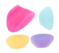 HANABASS 4Pcs Silicone Flute Thumb Rest Cushion Finger Covers for Wind Instrument Accessories Comfortable Finger Cushions to Posture and Reduce Fatigue Great present for Flutists
