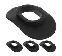 HANABASS 4Pcs Soft Silicone Diving Mouthpiece Set for Scuba Regulator and Snorkel, Comfortable Non-Bite Lip Protector with Anti-Freeze and Sting Guard, Compatible with Most Diving Equipment