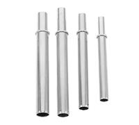 HANABASS 4pcs Stainless Steel Fishing Rod Section Connector with Thickened Design, Versatile Compatibility and Quick Assembly for Outdoor Fishing and Professional Anglers, Suitable for Rod