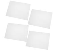 HANABASS 4pcs Transparent Cat Litter Box Splash Guards Easy Clean Urine Pee Shields for Open Top Litter Tray Thickened Panels Splash Privacy Screens for Cleaner Pet Areas