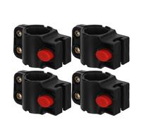 HANABASS 4pcs Universal Plastic Bike Lock Holder for Seat Tube with Abs Material and Space-Saving Design, Suitable for Cable Lock and Bicycle Use, for Commuting and Mountain Biking Security