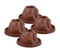 HANABASS 4pcs Volcano Model DIY Science Kit Educational Erupting Volcano with Realistic Dinosaur Scene for School Projects Family Fun and Display