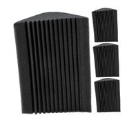 HANABASS 4pcs Wall Soundproofing Sound Absorber Panel for Cinemas and Home Theater, Low Frequency Acoustic Sponge with Easy Installation and Stylish Modern Aesthetic for Corner Gear Sound