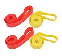 HANABASS 4Rolls Bicycle Rim Tape Protector Puncture Prevention Strips for Bikes for Mountain and Road Cycling Extends Tire Life Compatible with Various Bike Types