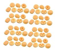 HANABASS 4sets 14pcs Simulation Cookies Miniature Dessert Model for Dollhouse Decor Realistic Food Photo Props Lightweight Kitchen Accessories for DIY Projects and Home Decoration 14pcs*4