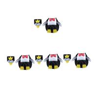 HANABASS 4sets Penguin Dog Cape Suit for Halloween Party Cosplay Pet Costume Stand Out Puppy Accessory for Dogs and Cats for Special Occasions and Photo Shoots