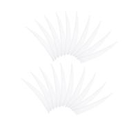 HANABASS 4sets Real Turkey Arrow Tails Fletchings Durable Archery Accessory for DIY Hunting Arrows High Stability and Easy Installation for Target Practice 20pcs*4