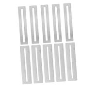 HANABASS 5 Pairs Metal Guitar Fretboard Protector Curved Fingerboard Shield for Fret Polishing Luthier Tool Kit for Electric Acoustic Bass Guitars Prevents Finger Scratches and Enhances