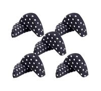 HANABASS 5 Pairs Thicken Forefoot Sole Pads Half Insoles Shoe Inserts Cushion Round Spot Pattern Relief Foot Brace for High Heels UK