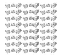 HANABASS 50 Sets Greenhouse Nut Bolt Kit for Small Greenhouse Construction Polycarbonate Hardware Foundation Bolts and Anchor Fasteners for Repair and Assembly