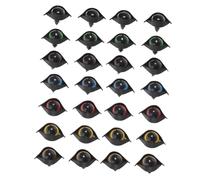 HANABASS 50 Sets Plastic Safety Eyes for Craft with Washers Realistic Stuffed Animal Eyeballs for Crochet DIY Doll Bear Puppet Making Supplies