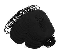 HANABASS 50pcs Breathable Vr Headset Eye Cover Liners, Black Nonwoven Anti-sweat Disposable Eye Mask Pads for Vr Gaming Accessories