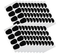 HANABASS 50pcs Silicone Saxophone Mouthpiece Cushions Patches Strong Adhesion Tooth Pads for Alto Tenor Sax Comfortable Non-slip Musician Accessories for Beginners and Professionals
