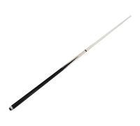 HANABASS 57-inch Wooden Pool Cue Stick Black Four-flower Design 1/2 Two-piece Billiard Cue for American Pool Sturdy Hardwood Material and Boys and Girls Practice