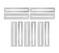 HANABASS 5pairs Guitar Fretboard Protector Metal Fretboard Guards Fingerboard Repair Kit for Cleaning and Polishing Guitar Fret Maintenance Accessories Luthier Tools for Care