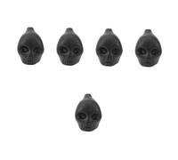 HANABASS 5pcs Ceramic Skull Death Whistle Unique Halloween Prop for Spooky Events Authentic Sounding Screaming Whistle for Day Dead Celebrations