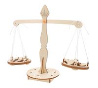 HANABASS 5pcs DIY Science Experiment Kit Stem Balance Scale Learning Kit with Math Scale Early Education Puzzle for Boys and Physics and Engineering Activity