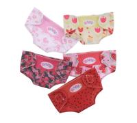HANABASS 5pcs Doll Underwear Diapers Soft Reusable Doll Clothes Accessories for Pretend Play Miniature Diaper Underpants