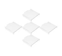 HANABASS 5pcs Emergency Push Button Protective Cover, Plastic Stop Button Cover with High Strength Protection and Quick Access, Wall Mounted Switch Guard for Fire Safety Equipment in Harsh