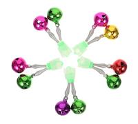 HANABASS 5Pcs Fishing Bells Sea Fishing Rod Bite Alarm with High Sensitivity Loud Sound Double Ring for Night and Day Accessories
