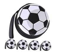 HANABASS 5pcs Football Shaped Coin Purse Tinplate Small Money Pouch for Soccer Lover for Football Game Accessories and Birthday Bags