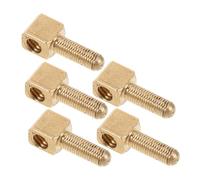 HANABASS 5pcs Metal Violin Cello Bow Frog Screws String Adjustment for Musicians Beginners DIY Tension Control Easy Installation Stable Performance and Enhanced Sound Dynamics