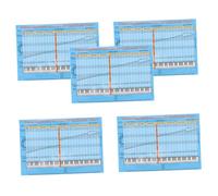 HANABASS 5pcs Piano Key Stickers Removable Keyboard Note Labels Scales Chord Chart Music Learning Tools for Beginners