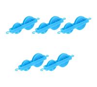 HANABASS 5pcs School Plastic Pulley Set, Fixed and Double Pulley Teaching Aids for Physics Mechanics Experiments, Student Experimental Equipment for Science Education