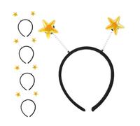HANABASS 5pcs Star Headband Glitter Funny Xmas Halloween Party Hair Accessories Star Headpiece for Birthday Girl Festival Celebration