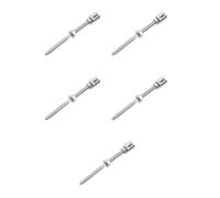 HANABASS 5Pcs Wire Fence Staples Screws for Mesh and Woven Fencing, Stainless Steel Fence Fastener Nails, Professional Wall Bracket for 3mm Steel Rope, Vineyards Climbing Plants, Garden