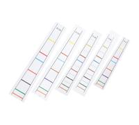 HANABASS 5sheets Cello Finger Stickers Fretboard Stickers Marker Decals for Beginner Cello Practice Music Learning