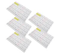 HANABASS 5sheets Piano Keyboard Stickers Removable Note Labels for Boys and Girls Beginner Friendly Chord Charts Key Covers for Practice