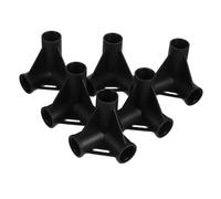 HANABASS 6-Pack Tent Pole Connectors 3-Way Canopy Connectors for Pet Tent Accessories Outdoor Camping Support Joints Easy Assembly Replacement Parts