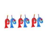 HANABASS 6 pcs Inflatable Trumpet PVC Musical Instruments Lightweight Reusable Props for Parties Photo Booths Birthdays and Music Performances