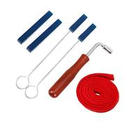 HANABASS 6 Pcs Piano Tuning Hammer and Lever Kit with Rubber Stoppers and Sound Blocks, Metal and Plastic Material, Professional Piano Tuner Tools for Adjusting Sound Quality