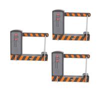 HANABASS 6 pcs Train Railroad Crossing Gate Building Bricks for Educational Model Assembly Sand Box Decoration and Dollhouse Accessories Enhances and Dexterity