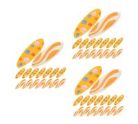 HANABASS 60 pcs Miniature Resin Surfboard Crafts Beach Theme Mediterranean Style Elements Lightweight Home Office Decor DIY Micro Landscape Accessories