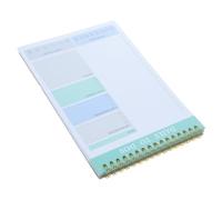 HANABASS 60 Sheets/notepad Tear off Notepad Planner Notepad A5 Smooth Writing Experience Convenient to Store and Carry Nonstick Design Well Designed Chart for Reminders and Home Use