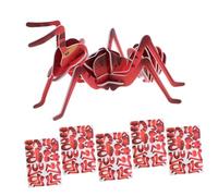 HANABASS 6pcs Ant Puzzle Realistic Insect Models Stem Science Experiment for Preschool Educational DIY Craft Building Kit