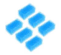 HANABASS 6pcs Biochemical Filter Sponge Pads High-density Aquarium Sponge Filter Media for Fish Tank and Water Purification Fits Models Easy Maintenance Clear Water Filtration