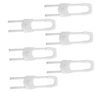 HANABASS 6pcs Boy Girl Safety Locks Kitchen Cupboard Locks Cabinet for Boy Girl Childproof Door Latch Safety Cabinet