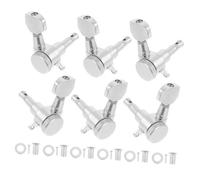 HANABASS 6Pcs Fully Enclosed String Locking Tuners for Electric Guitar Accurate Tuning Pegs for Acoustic and Electric Guitars Easy to Maintain Guitar Tuning Tool