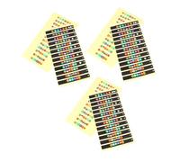 HANABASS 6pcs Guitar Fretboard Sticker Vinyl Decals for Guitar Fingerboard Dot Stickers for Beginner to Learn Scale Notes