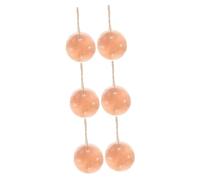 HANABASS 6pcs Natural Mineral Salt Blocks for Small Animals Essential Chewing Toys for Hamsters and Guinea Pigs Provides and Healthy Licking Fun