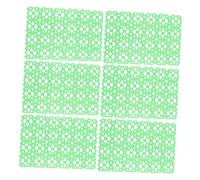 HANABASS 6pcs Non-slip Pet Mat Rabbit Cage Mat Hamster Cage Pads Protective Pet Pads Cushions for Small Animals in Floor Random Color